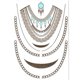 Temporary Metallic Tattoos (Single Sheet) (Sheet 15)