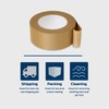 Lichamp Brown Packing Tape, Kraft Paper Tape Brown Gummed Tape