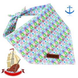 Unique Style Paws Summer Dog Bandana, Cute Colorful Puppy Bandanas, Adjustable Floral Pet Handkerchief for Small/Large Dogs Party, Birthday, Holiday Decoration