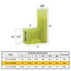XHF 90 Degree 12-10 AWG Flag Shaped Right Angle Spade