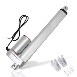 ECO-WORTHY Heavy Duty 330lbs/1500N Solar Tracker Linear Actuator Multi-Functions with Mounting Brackets (12V, 8") IP54 Waterproof Linear Motion Actuator