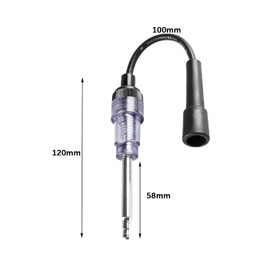 Pack of 2 Ignition Spark Tester, Adjustable Ignition Coil Tester, Multi-Purpose Engine Ignition Coil Tester, Ignition Tester, Spark Plug Tester, for All Car Combustion Engines, Lawn Mower, Internal
