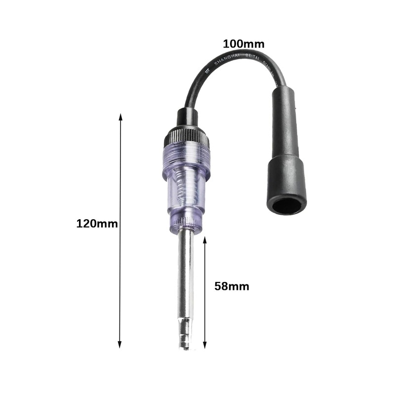 Pack of 2 Ignition Spark Tester, Adjustable Ignition Coil Tester,