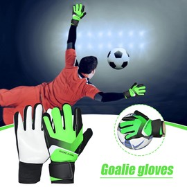 Goalkeeper Gloves - Goalkeeper Gloves,N High Performance Strong Grips Football Mittens for Kids Boys Children Women Men Training Competition