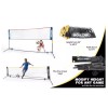 Boulder Badminton Pickleball Net - Height Adjustable Portable Net 10Ft