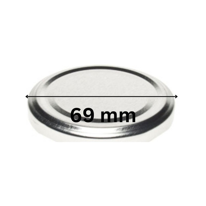 mikken 20 Lids, TO 66/6.9 cm for Jars, Twist-Off Replacement