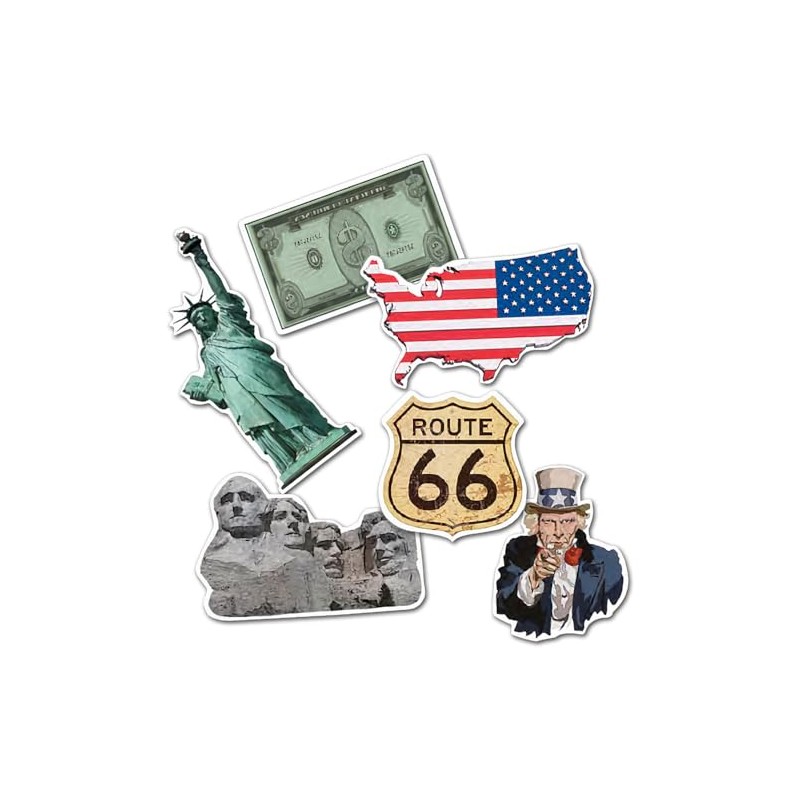 NEW Confetti USA, 6-8 cm, 24 pcs.