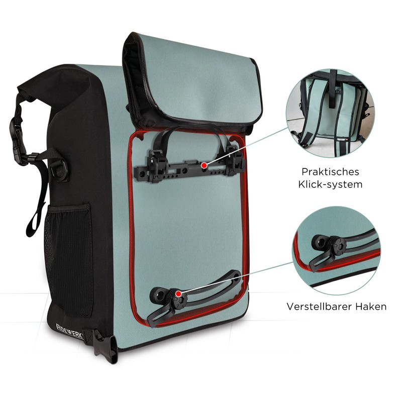 Vvciic Side Buckle - Bicycle Bag Buckle Accessories Luggage Equipment
