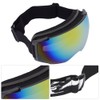 Outdoor Magnet Double Layer Antifog Skiing Goggles for Climbing Snowboardinggolden