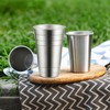 MEWAY Premium Stainless Steel Cups 24 oz Pint Cup Tumbler