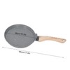 Frying Pan Wood Handle Aluminum Alloy Cooking Skillet Fast Heating