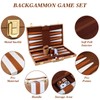 RERIVER Backgammon Set 2 Players Classic Backgammon Sets for Adults