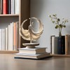 YORISMAL Charming Ballerina Acrylic Statue Women Modern Desk Decoration with