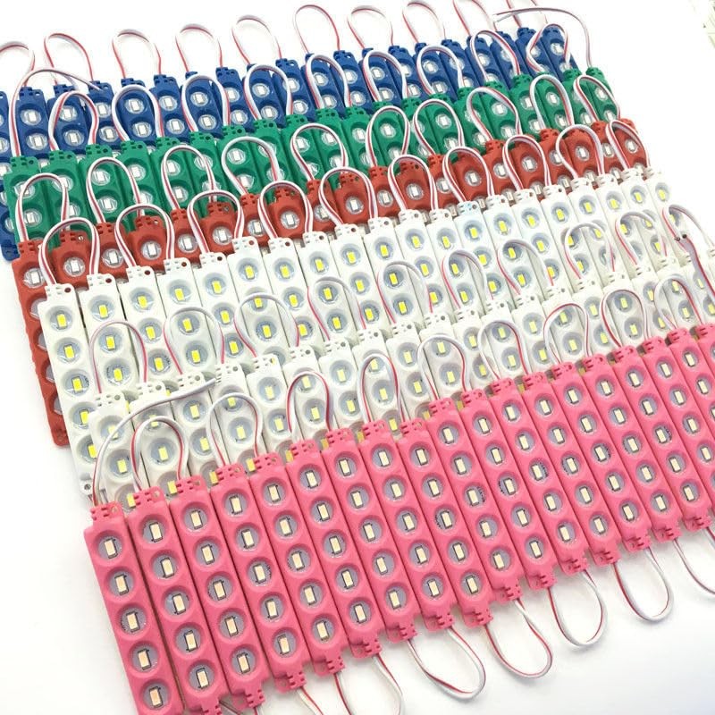 niccryle LED Strip Light, 100pcs LED Module DC12V 1.44W Replacement