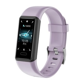 Cloudpoem Fitness Tracker, Fitness Watches for Men Women with 24/7 Heart Rate Monitor Sleep Tracker Step/Calorie Counter Stopwatch Pedometer IP68 Waterproof (Pink)