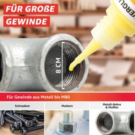 EVERGLUE Screw Lock Anaerobic Medium Firm Normal Dismountable up to M80 Thread 22 g Dosing Bottle