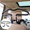Universal Car Headrest Coat Hanger with Steel Frame & Soft