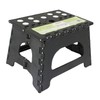 Range Kleen Black Foldable Single Step Stool, 2 inch folded