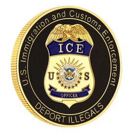 ICE Challenge Coin Homeland Security Collectible Coins Graduating Gifts (10 Pack)
