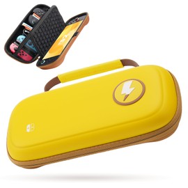 【2025年新版モデル 最強の守りケース】ケース対応機種 Switch 2, スイッチ2ケース 収納バッグ, 画面保護のためのアップグドット付きハニカムパネル強化 防塵 防水 耐衝撃 大容量 ゲームカード10枚コントローラー/ドック/ケーブル イヤホンなど小物収納可能持ち運び便利 外出/旅行用 (イエロー)