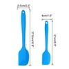 uxcell Silicone Spatula Set 2 Pcs Heat Resistant Kitchen Rubber