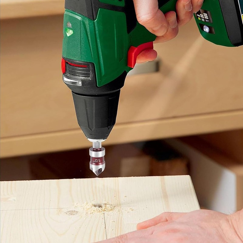 KEWAYO Countersink Drill Bit Set for Metal, Countersink 82°, Countersink
