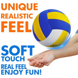Soft Indoor Volleyballs for Practicing Inside House Silent Pain-free