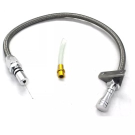 iFJF TD-34L80FM Hi-Tech Flexible Braided Transmission Dipstick 4L80E Firewall