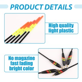 Waggler Set for Anglers - 5 Pieces with Weights of 4 g - 8 g and 2 g - Perfect for Long Casting and Precise Fishing