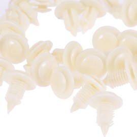ZUDKSUY 50Pcs Nylon Door Panel Clips Fasteners Replacement for Dodge Ram 1500 2500 3500 Pickup Beige