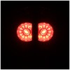 Spec-D Tuning Black Housing Clear Lens LED Tail Lights Compatible