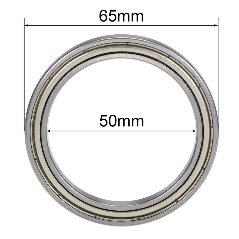 sourcing map 6810ZZ Deep Groove Ball Bearings 50mm Inner Dia