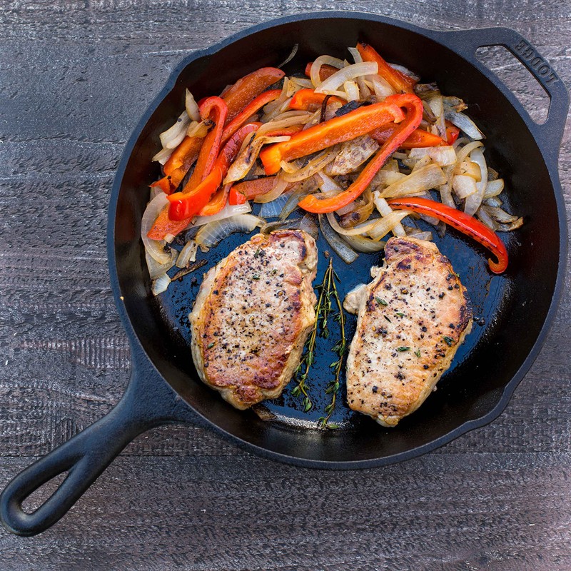 Lodge 12 Inch Cast Iron Pre-Seasoned Skillet – Signature Teardrop