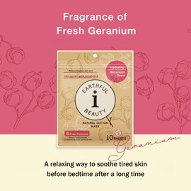 EARTHFUL BEAUTY i Sheet Mask Geranium Scent - 10 Sheet
