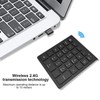 2.4G Wireless Digital Keyboard USB Wireless Mute Mouse with Office