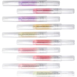 Mikikit Lápiz para Cutículas Aceite Nutritivo para Uñas, 10 Piezas, Hidratante y Reparador, Adecuado para Manicura en Casa y Cuidado de Uñas Secas Varios estilos