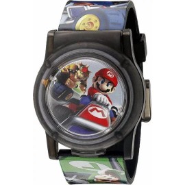 Accutime Mario Kart All Character Flip Face All Over Print Silicone/Rubbe