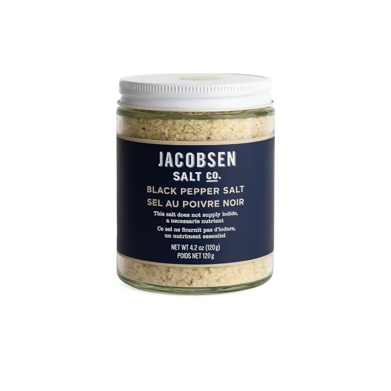 Jacobsen Black Pepper Infused Sea Salt – Bold Everyday Flavor