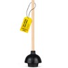 SteadMax Heavy Duty Toilet Plunger, Commercial Grade Double Thrust Force