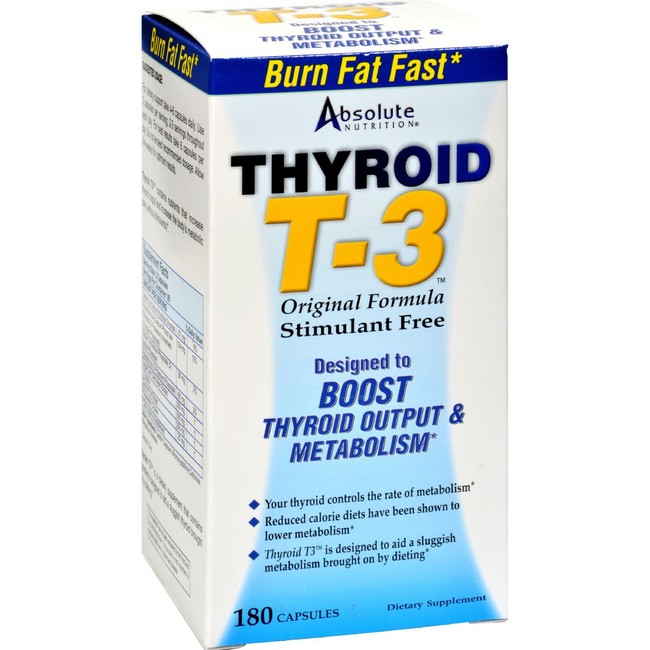 Absolute Nutrition Thyrox Thyroid Enhancer 180 Ct
