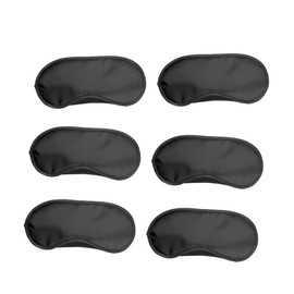 OATIPHO 20Pcs Black Sleeping Eye Patch Light Blocking Blinder Comfortable Travel Nap Shade for Meeting Hotel Train Use