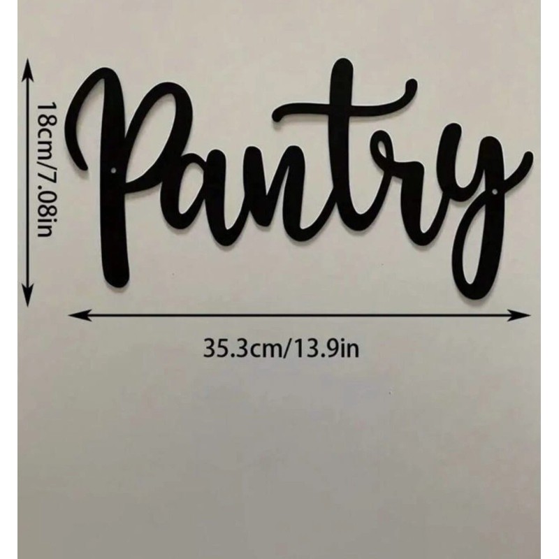 Sign Pantry Sign Metal. Pantry Letter. ( Letrero Para Despensa).