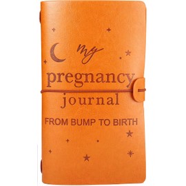 FYSIA My Pregnancy Journal-Pregnancy Announcement Gift-Expectant Mother Gift-Mom to Be-Pregnancy Record Book-Refillable Photo Diary Notebook-Coming Soon-New Mommy New Mom Gift