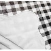 PlentifulHome Black and White Checkered Tablecloth – Perfect for Family