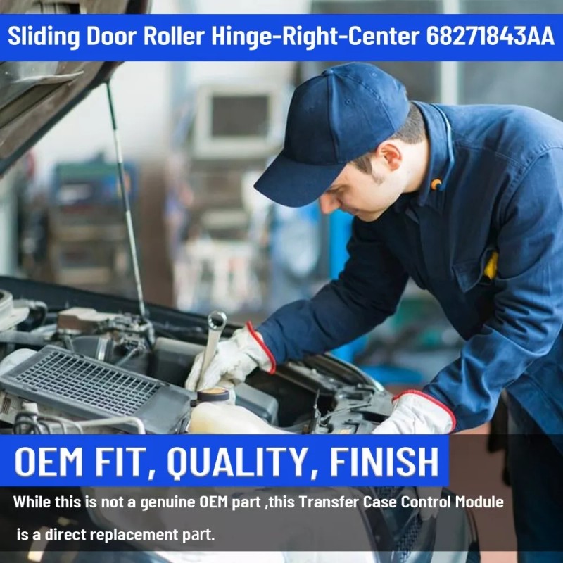 Feiteplus 68271843AA Right Sliding Door Roller For 2014-2022 Ram ProMaster