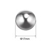 sourcing map Precision Ball Bearings 17 mm 201 Stainless Steel