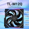 Thermalright TL-M12Q Case Fan-120mm Quiet,PWM Function,Infinity Mirror ARGB Lighting Effects,Wireless