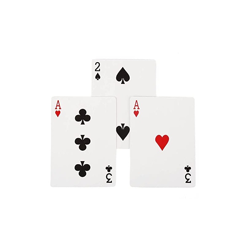 Merz67 LLC Three Card Monte Magic Trick (Red Back)