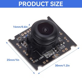 USB Camera Module, Wide Angle Lens Cameras Module, USB 2.0 Output 2048 x 1536 15fps 110° Support Mobile OTG USB Camera Module for Calls, Conference, Laptop, Desktop USB Module