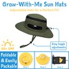 Jan & Jul Youth Gardening Sun-Hat with Mesh Panels, Stay-Up